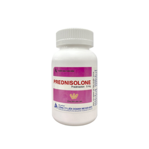 Prednisolone 5mg Meyer-Bpc (C/500v Nén) (Bến Tre) (CHAI)