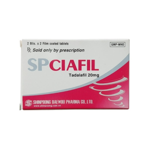 Spciafil Tadalafil 20mg Shinpoong (H/4v) (HỘP)