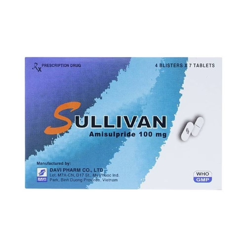 Sullivan Amisulpirid 100mg Davi Pharm (Hộp/28v) (HỘP)