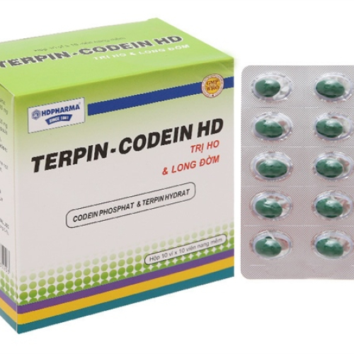 Terpin - Codein HDpharma(H/100v) (HỘP)