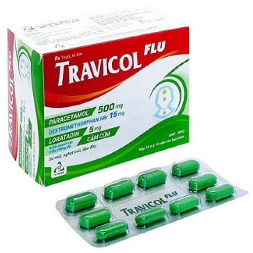 Travicol Flu Tv.Pharm (H/100v) (HỘP)