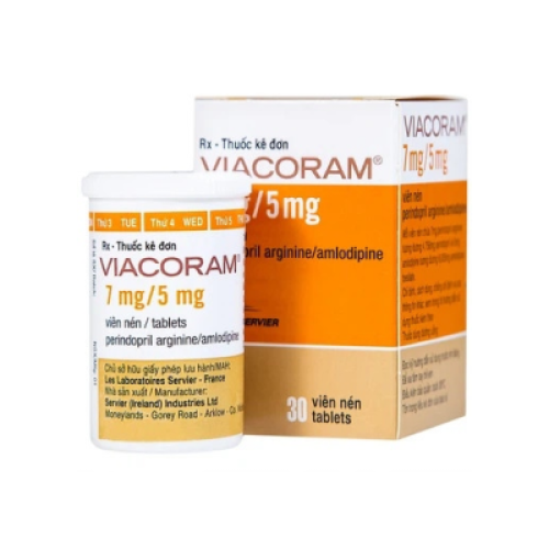 Viacoram 7mg/5mg Servier (L/30v) (HỘP)
