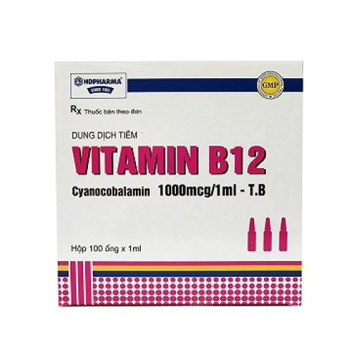 Vitamin B12 1000mcg/1ml Hd Pharma (H/100o/1ml) (HỘP)