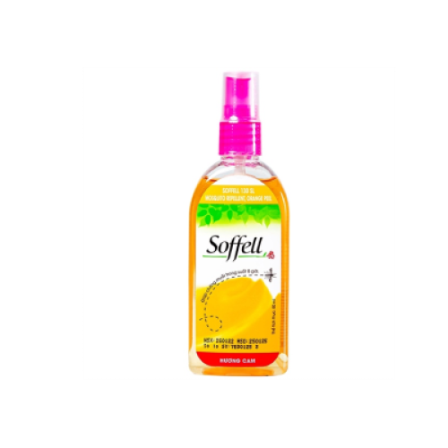 Xịt Chống Muỗi Soffell Hương Cam 80ml (Spray) (CHAI)