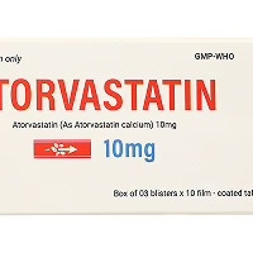 Atorvastatin 10mg TV.Pharm (H/30V) (HỘP)