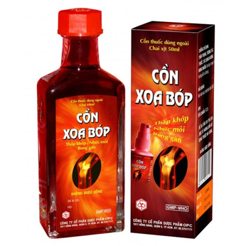 Cồn Xoa Bóp Opc (C/60ml) (CHAI)