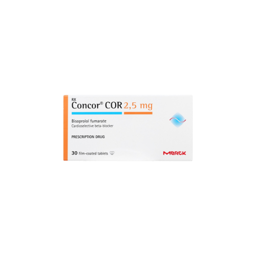 Concor Bisoprolol 2.5mg Merck (H/30v) (HỘP)