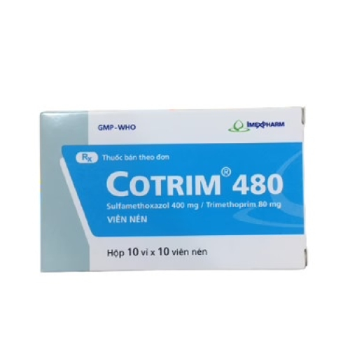 Cotrim 480mg Imexpharm (Hộp/100viên Nén) (HỘP)