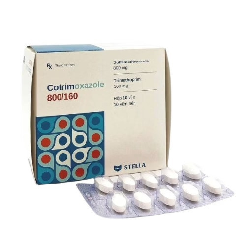 Cotrimoxazole 800/160 Stella (H/100v) (HỘP)