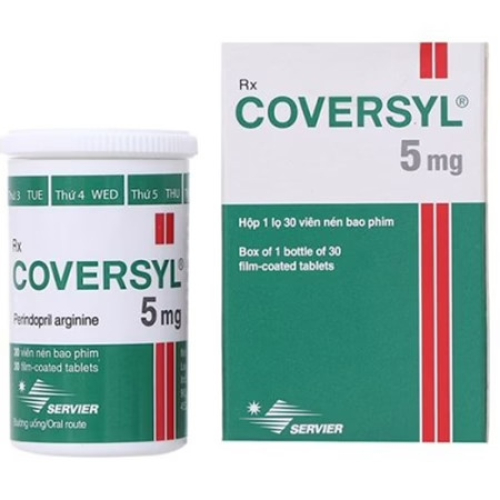 Coversyl 5mg Servier (L/30v) (HỘP)