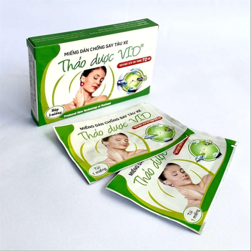 Dán Say Tàu Xe Thảo Dược Vio Việt Đức (H/12h/2m) (HỘP)