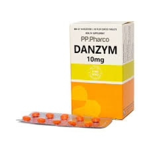 Danzym 10mg Pp.Pharco (Hộp/100 Viên Nén) (Hộp 10 vỉ x 10 viên)