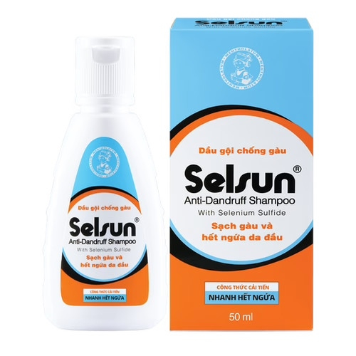 Dầu Gội trị Gàu Selsun 1% Rohto (C/50ml) (HỘP)