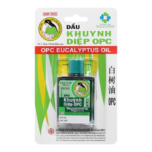 Dầu Khuynh Diệp Opc (T/72C/25ml) (Lớn) (Chai)