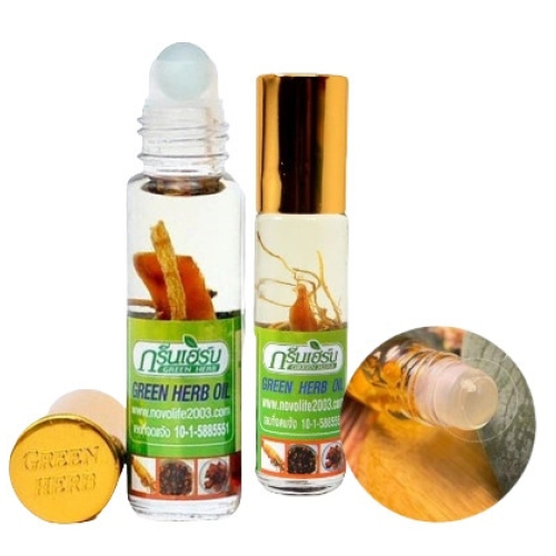 Dầu Lăn Sâm Green Herb Oil Việt Thái (Lốc/12c/10ml) (LỐC)