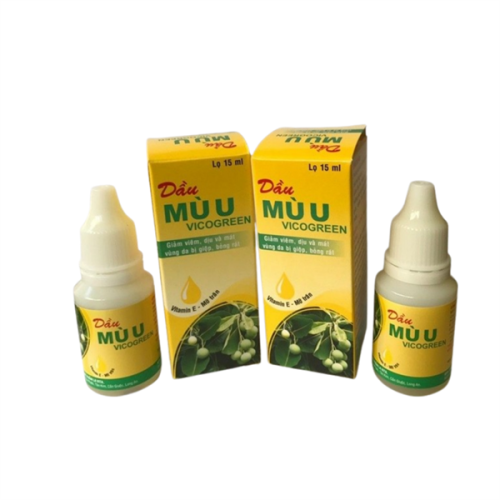 Dầu Mù U Vicogreen (Lốc/10c/15ml) (Lốc 10 chai / 15ml)