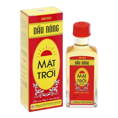 Dầu Nóng Mặt Trời Opc (C/60ml) (CHAI)
