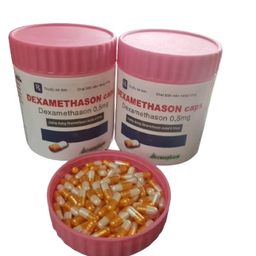 Dexamethason 0.5 Vacopharm (Chai/500 Viên Nang) (Chai)