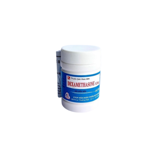 Dexamethasone 0.5mg Không Vỏ Hộp Mekophar (C/200v) (CHAI)