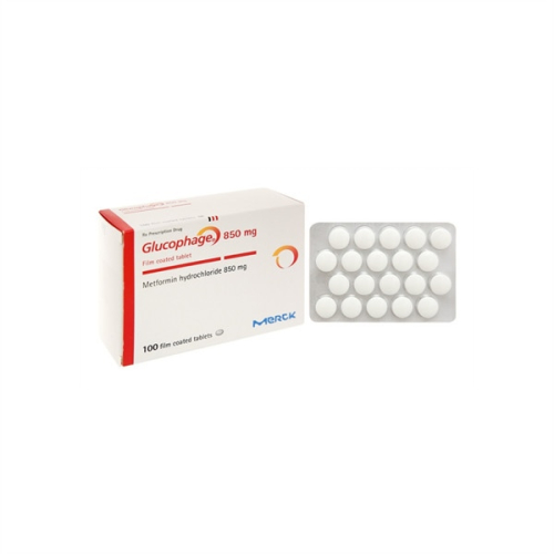 Glucophage 850mg Merck (H/100v) (HỘP)