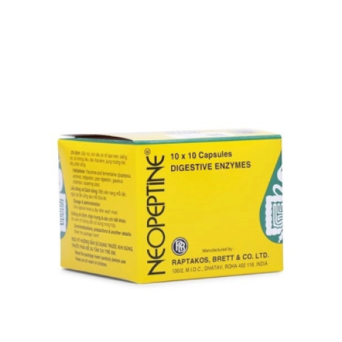 Neopeptine Raptakos (H/100v) (India) (HỘP)