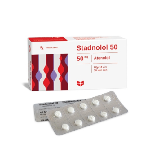 Stadnolol 50 (Atenolol 50mg) Stella (H/100v) (HỘP)