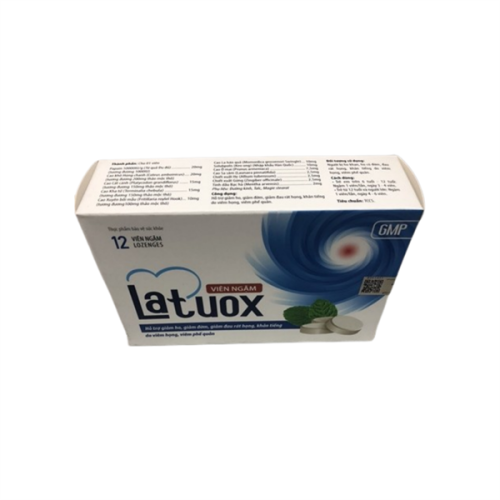 Viên Ngậm Latuox (H/12v) (hộp)