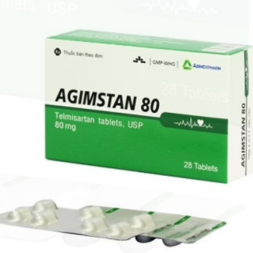 Agimstan Telmisartan 80mg Agimexpharm (H/28v) (HỘP)