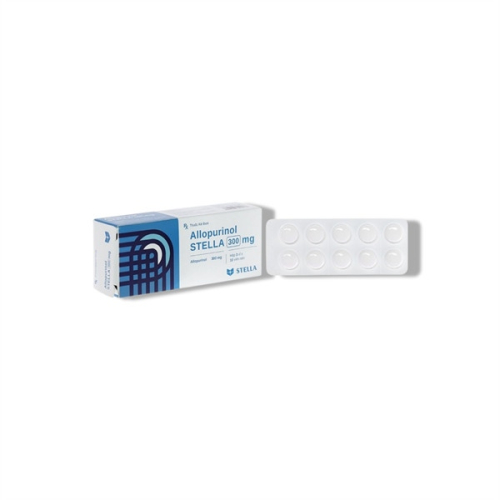 Allopurinol 300mg Stella (H/30v) (HỘP) (HỘP)