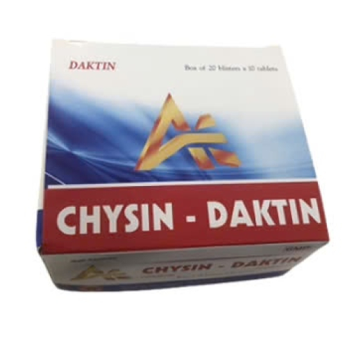 Alpha chysin-daktin tablets daktin (h/200v) (HỘP)