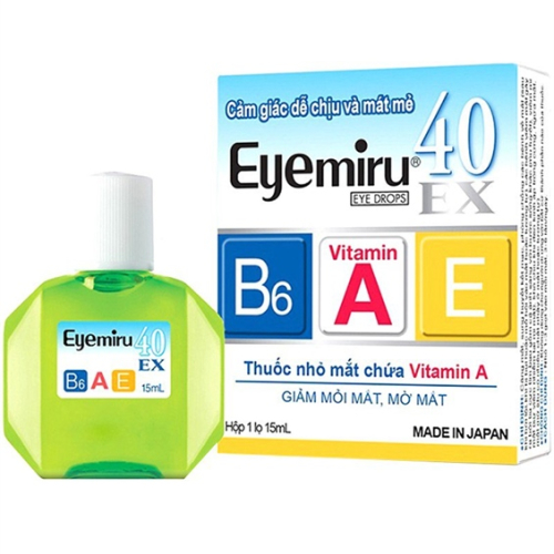 Nhỏ Mắt Eyemiru 40ex Nitto Medic (C/15ml) (CHAI)