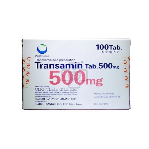 Transamin 500mg Daiichi Sankyo (Hộp/100 Viên Nén) (HỘP)