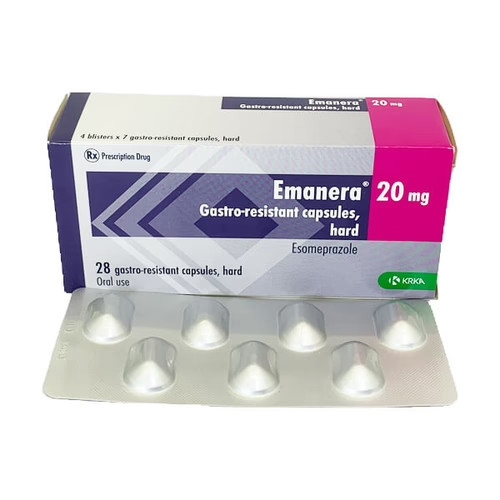 Emanera Esomeprazole 20mg Krka (H/28v) (HỘP)
